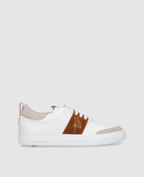 Turin Tennis Sneaker NP - White/Brown
