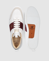 Turin Tennis Sneaker NP - White/Bordo