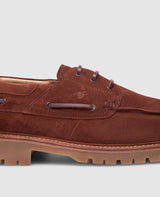 Miami Plain V - Reddish Brown