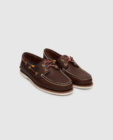 Men's 2 Eye Boat Shoe - Medium Brown
