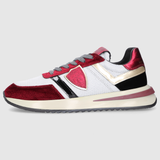 TROPEZ 2.1 LOW WOMAN - Silver/Bordeaux