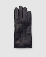 Gloves with decorative seam - Dark blue