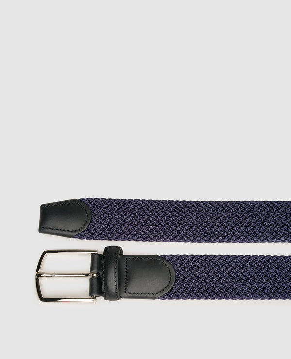 Braided Belt - Dark Blue