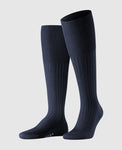 FALKE Bristol Men's Knee-High Socks - dark navy