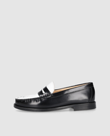 Penny Loafer - Schwarz/Weiß