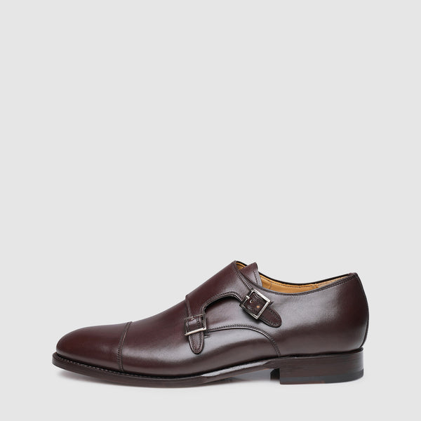 Model number 591 - Handcrafted Captoe Double Monkstrap in Dark