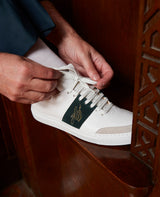 Turin Tennis Sneaker NP - White/Petrol