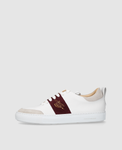 Turin Tennis Sneaker NP - White/Burgundy