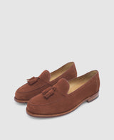 Wien Plain Tassel V - Dark brown