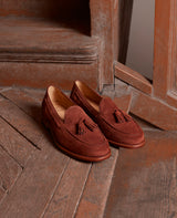 Wien Plain Tassel V - Dark brown