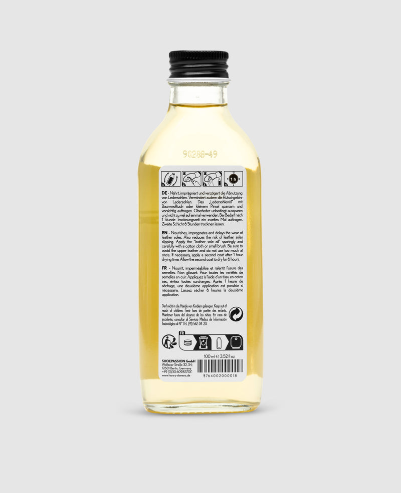Leather sole oil - Colorless