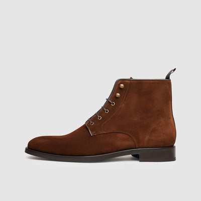 Blue Stitched Men's Shoes