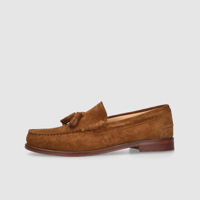 Velvet and suede shoes for men