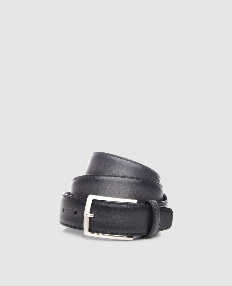 Patina men's belt in gray - gray