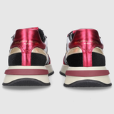 TROPEZ 2.1 LOW WOMAN - Silver/Bordeaux