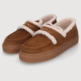 SHEARLING LOAFER - Brown