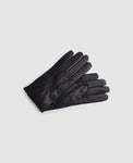 Gloves with decorative seam - Dark blue