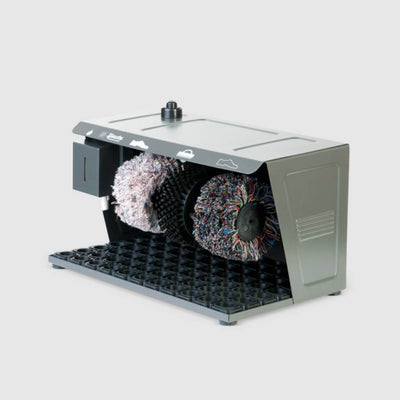 Shoe polishing machines