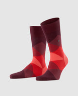 Burlington Clyde Men's Socks - Claret