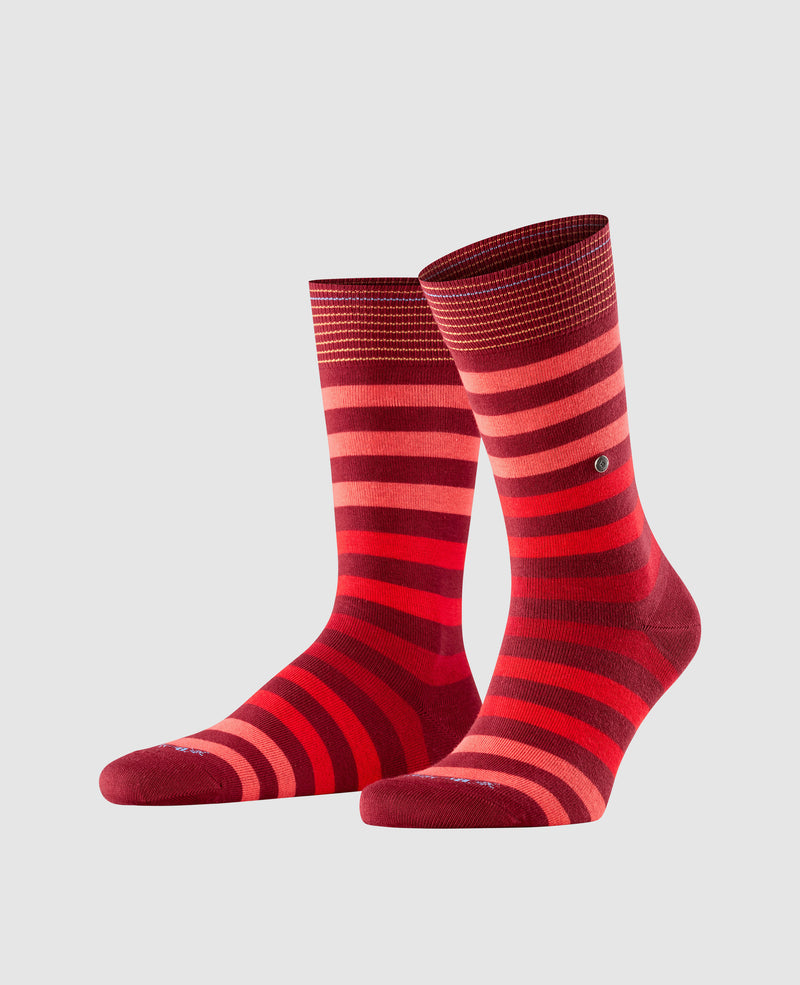 Burlington Blackpool Men's Socks - Coral Red