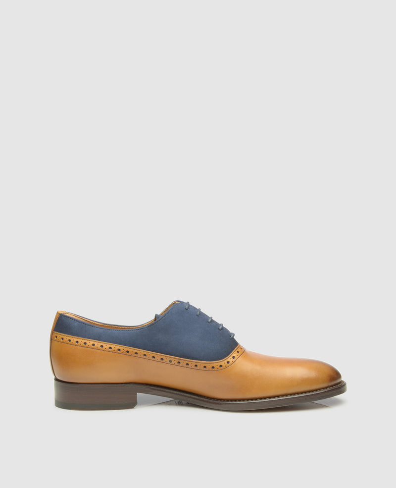 No. 375 - Cognac/Blue