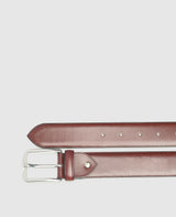 Men’s belt in bordeaux - Bordeaux