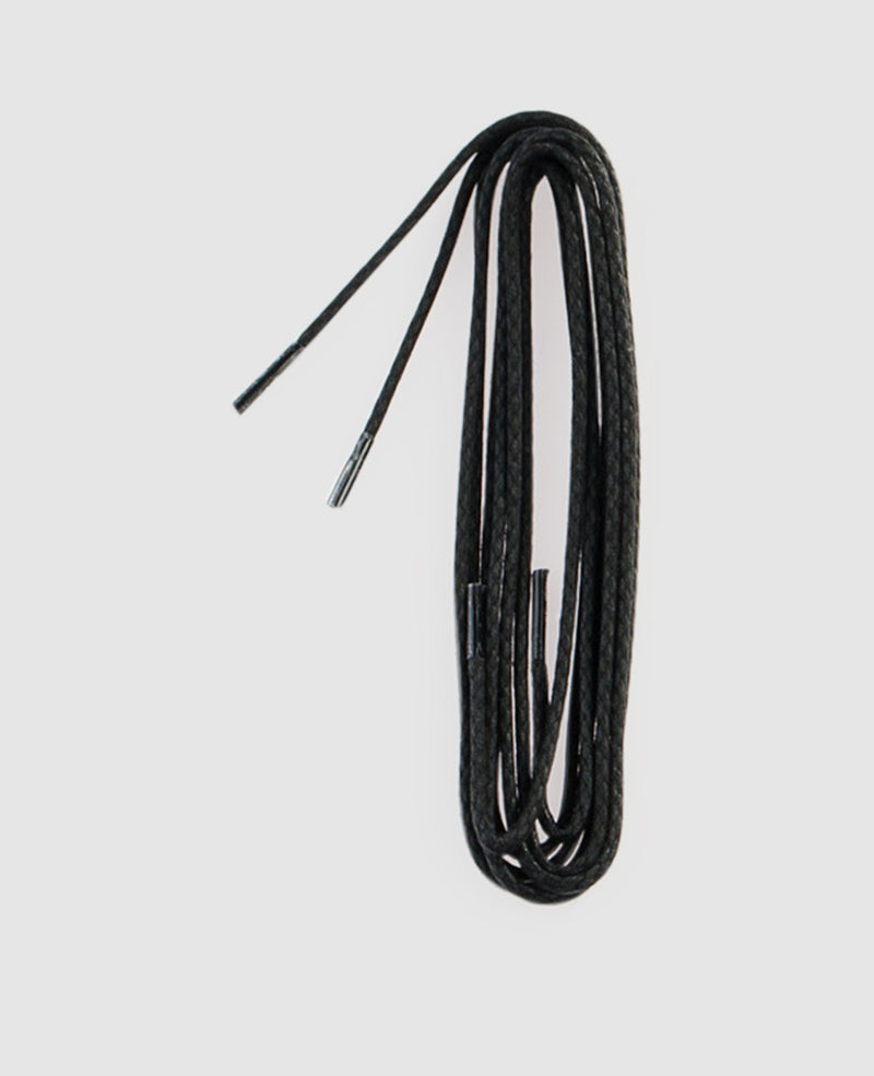 Quality round shoe laces - Black