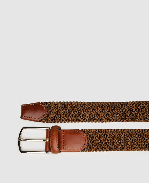 Braided Belt - Brown
