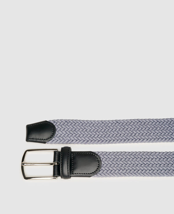 Braided Belt - Light Grey