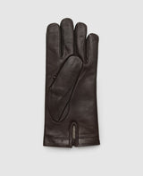 Fine leather gloves - Dark Brown