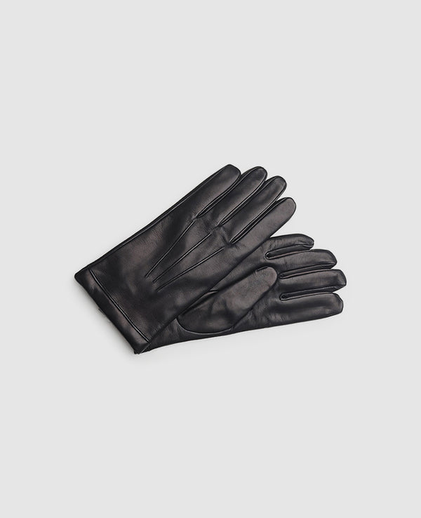 Fine leather gloves - Black