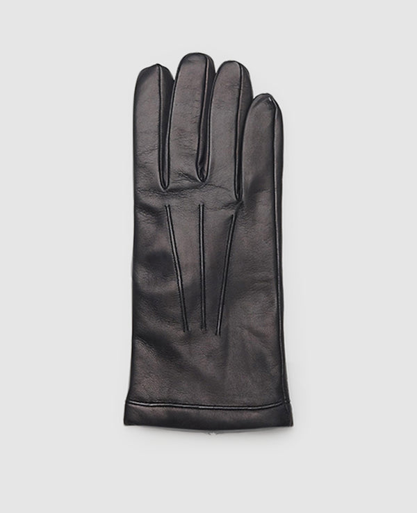 Fine leather gloves - Black