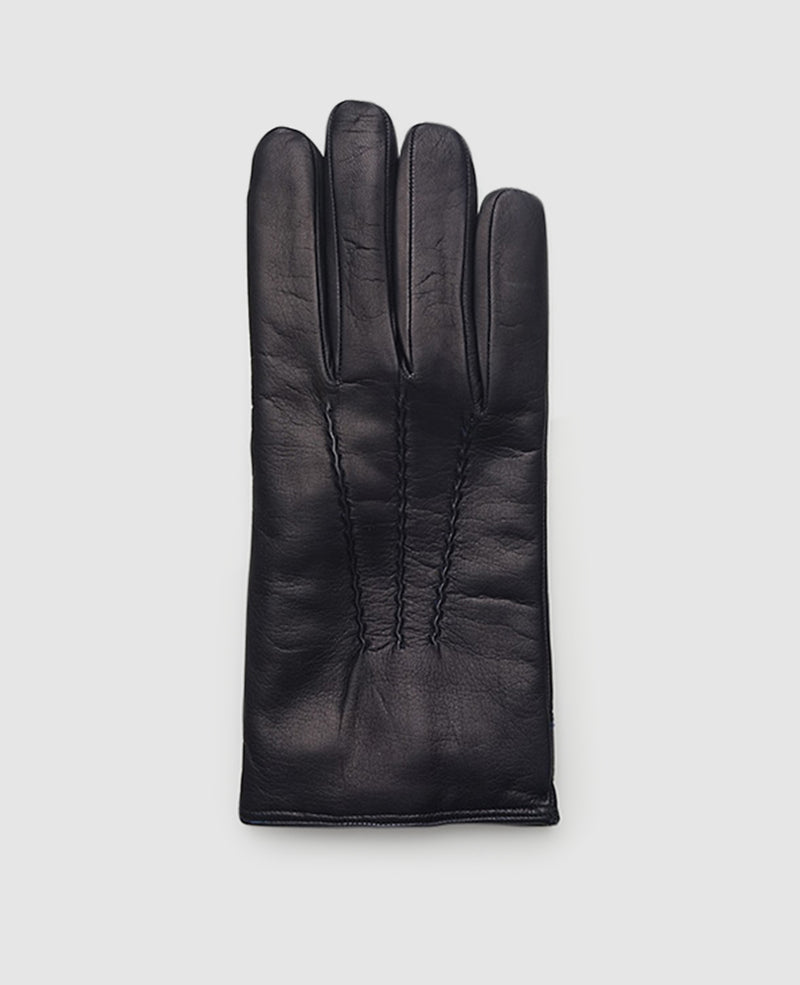 Gloves with stitching - Dark Blue