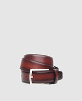 Men’s Patina belt in brandy - Brandy